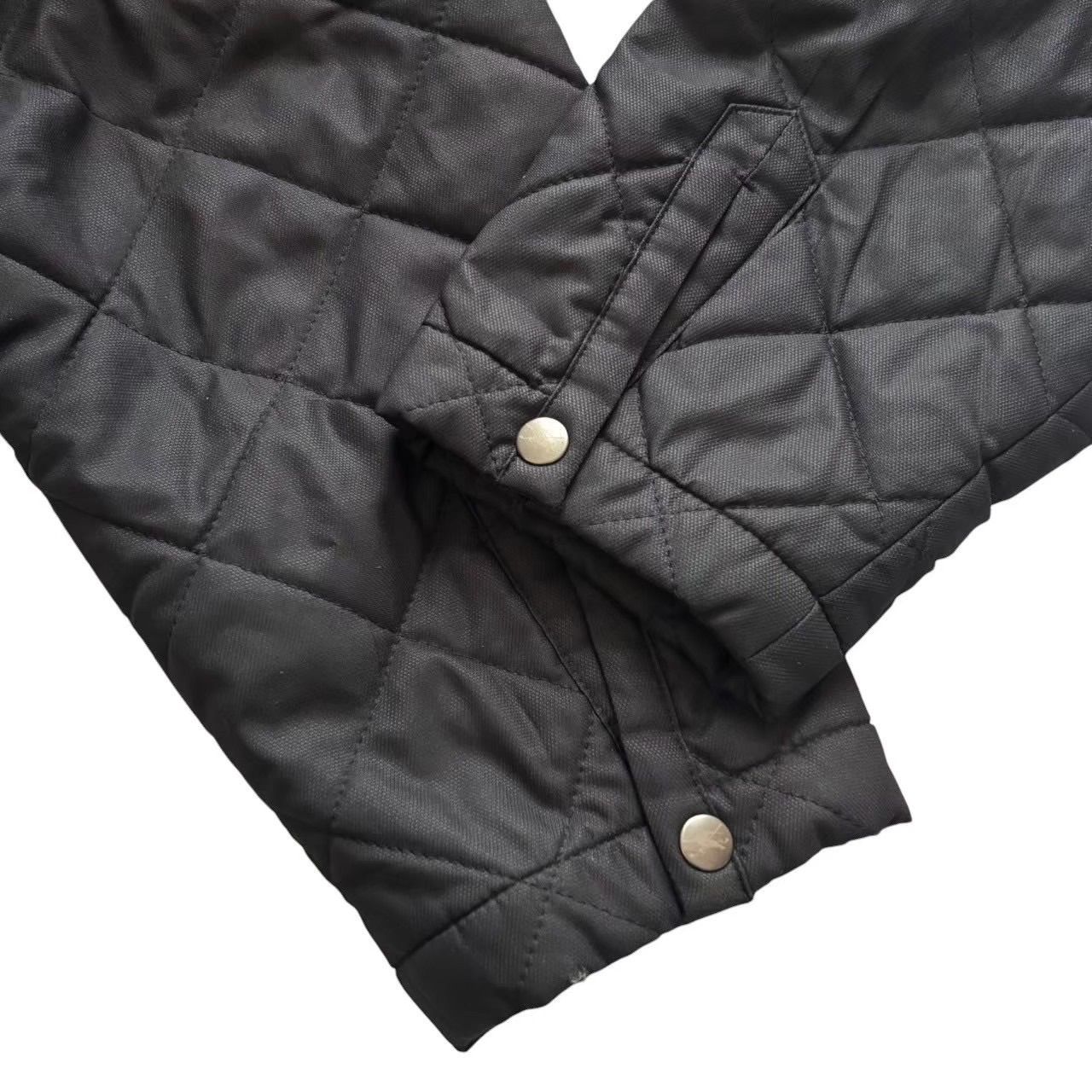 BURBERRY バーバリーゴルフ キルティングジャケット 黒 ステンカラー BURBERRY バーバリーゴルフ キルティングジャケット 黒 ステンカラー