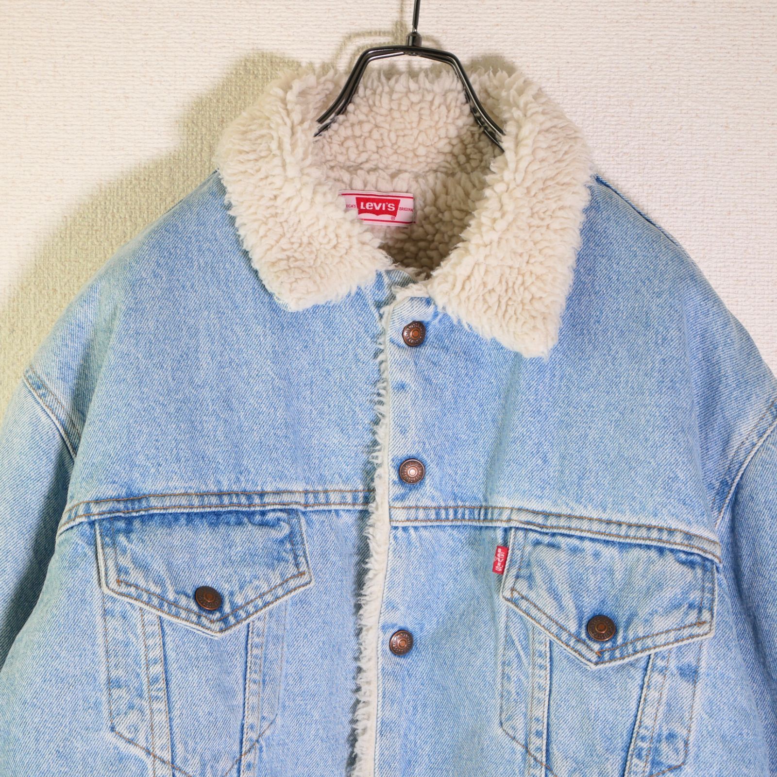 USA製 70's Levi's 70605 DENIM BOA JACKET‐40 常田大希着用同型MODEL 