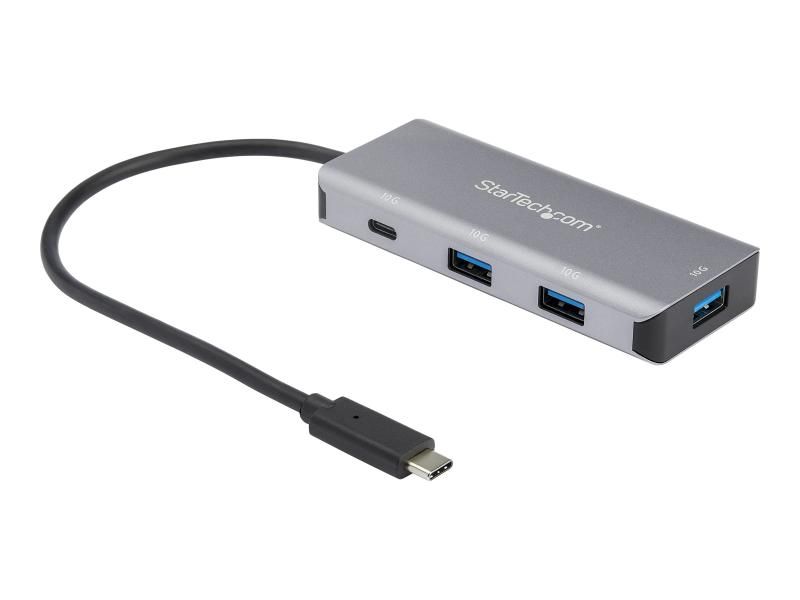 StarTech.com 4ポートUSB Type-Cハブ 10Gbps 3x USB-A|1x USB-C 25cmホストケーブル HB31C3A1CB