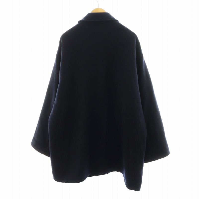 NAUTICA ネイビー　ウール ピーコート 中古・古着通販】NAUTICA (ノーティカ) オーバーサイズPコート