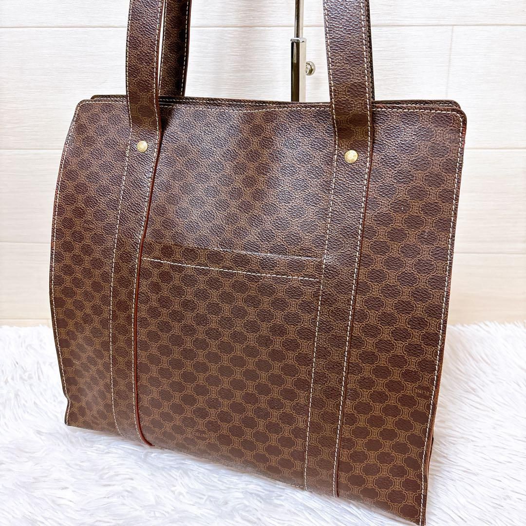 CELINE セリーヌ マカダム柄 ハンドバッグ トートバッグ CELINE セリーヌ マカダム柄 ハンドバッグ トートバッグ