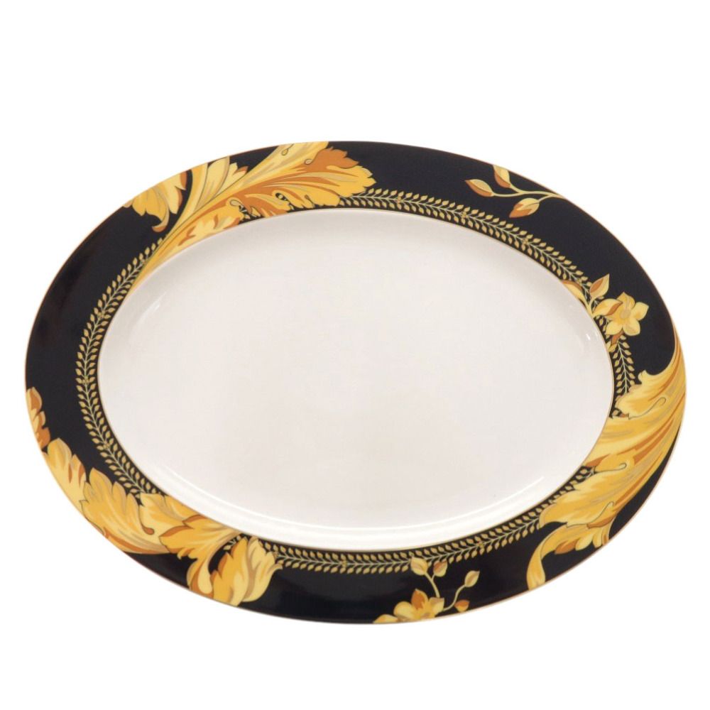 未使用 ヴェルサーチ プレート Vanity バニティ ポーセリン 磁器