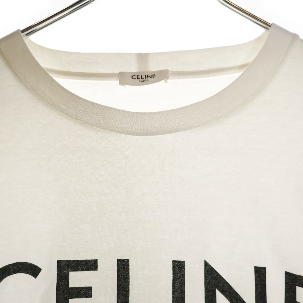 CELINE (セリーヌ) フロントロゴプリント クロップド クルー