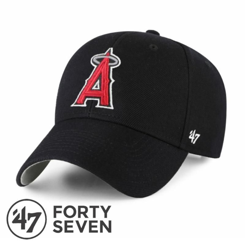 47 フォーティーセブン Angels '47 MVP Black エンゼルス キャップ 帽子 カジュアル スポーツ ストリート MLB 野球 メジャーリーグ