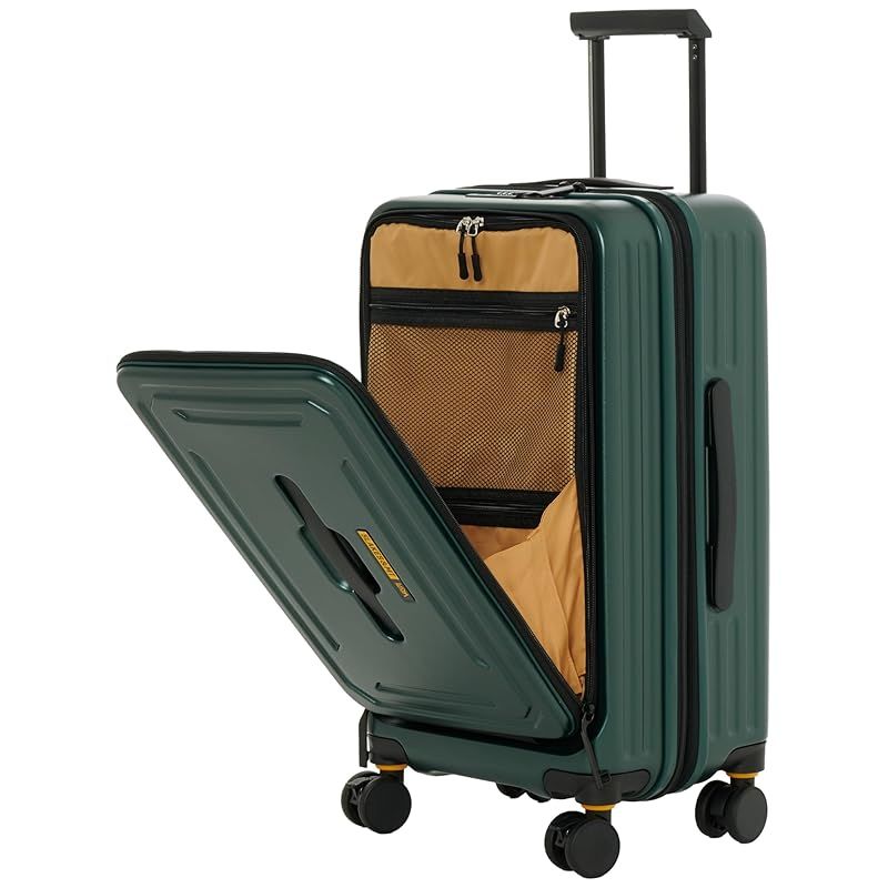 ファイブレイクス アンド エムティー C GEAR シーギアー フロントオープン 修学旅行サイズ 22インチ 拡張型 約45～52L 衝撃吸収サスペンション ストッパー付きキャスター スリムシルエット 0 NEXPOTALLINN_EU