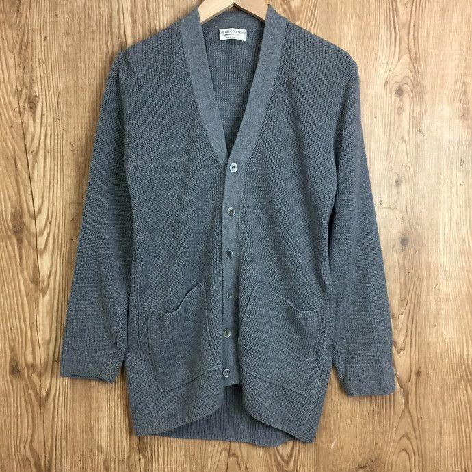 80s COMME des GARCONS コム デ ギャルソン ケーブルニット カーディガン サイズ メンズ M位 80年代   ヴィンテージ モード デザイナーズ  古着 s24092674