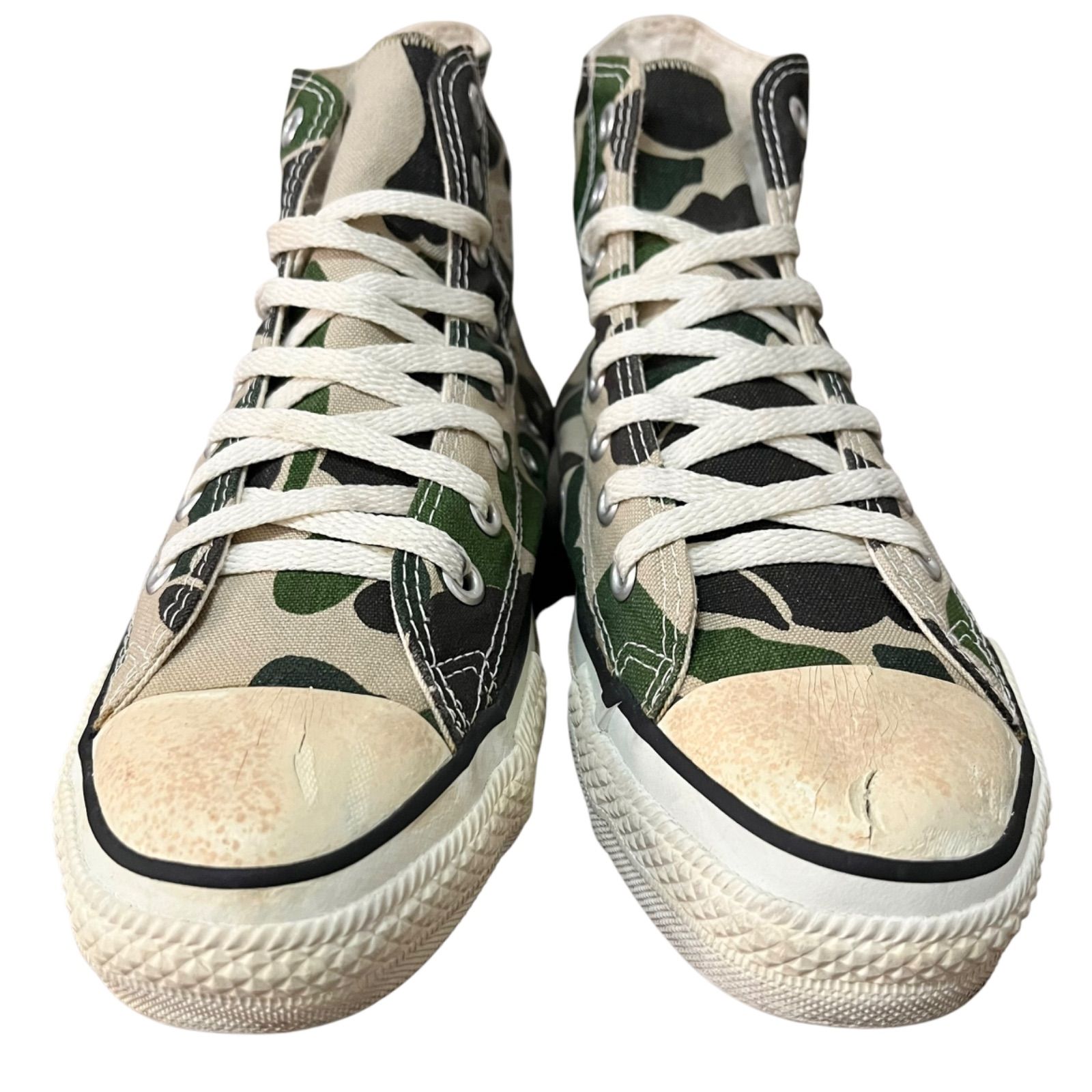 【箱付】90s CONVERSE ALLSTAR OX CAMO usa製 90s USA製 CONVERSEコンバース ALL STARオールスター HI カモ柄