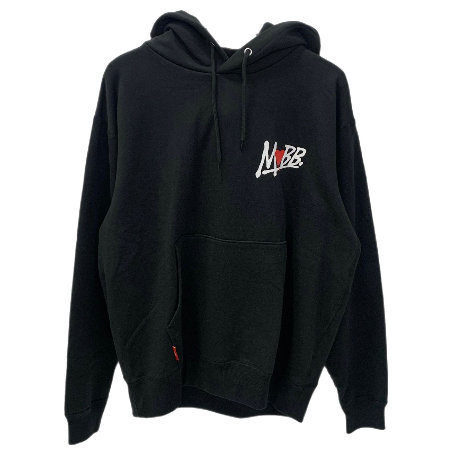モブ MOBB HEART DRIP HOODIE パーカ ブラック Lサイズ 201MT