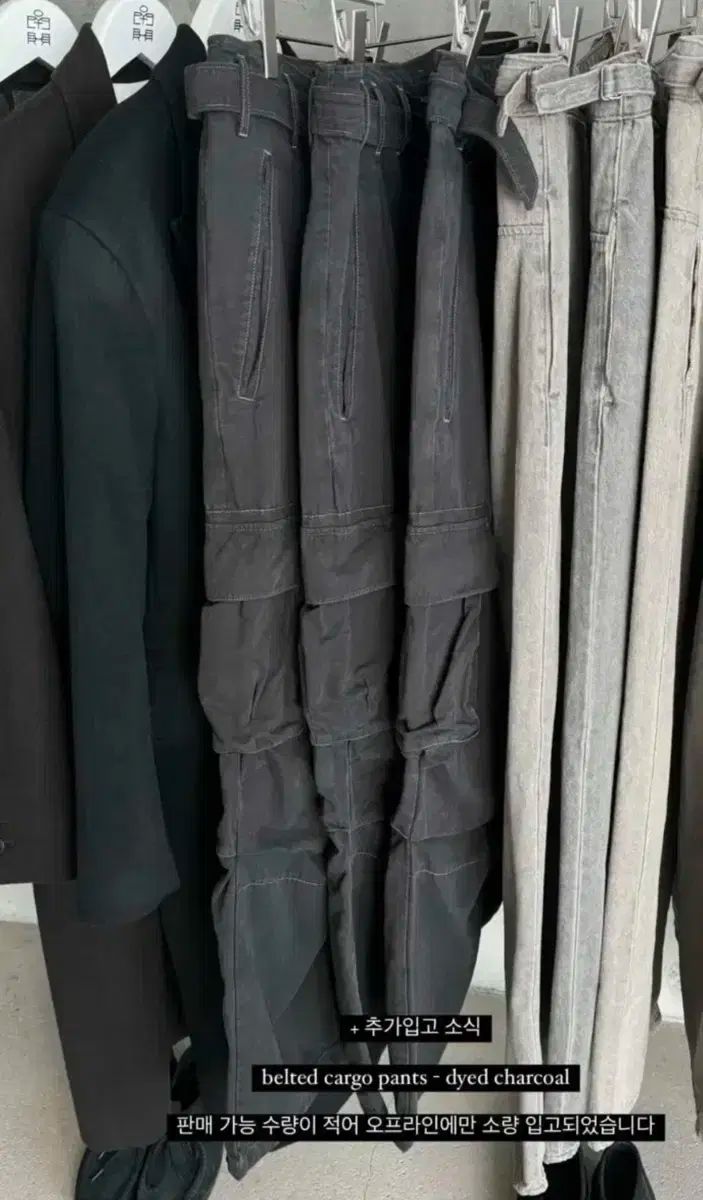 POLYTERU ポリテる ベルト付きカーゴ チャコール 2