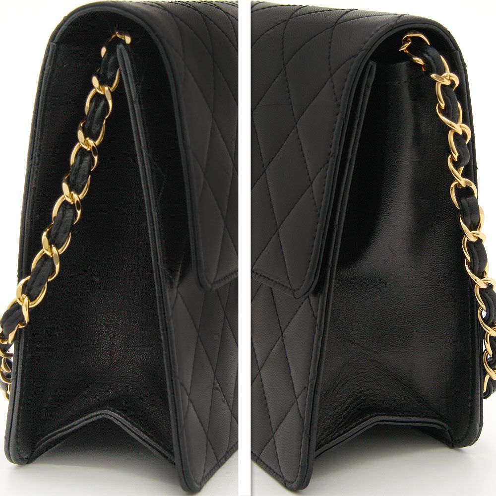 中古 良品】シャネル ショルダーバッグ マトラッセ シングルフラップ