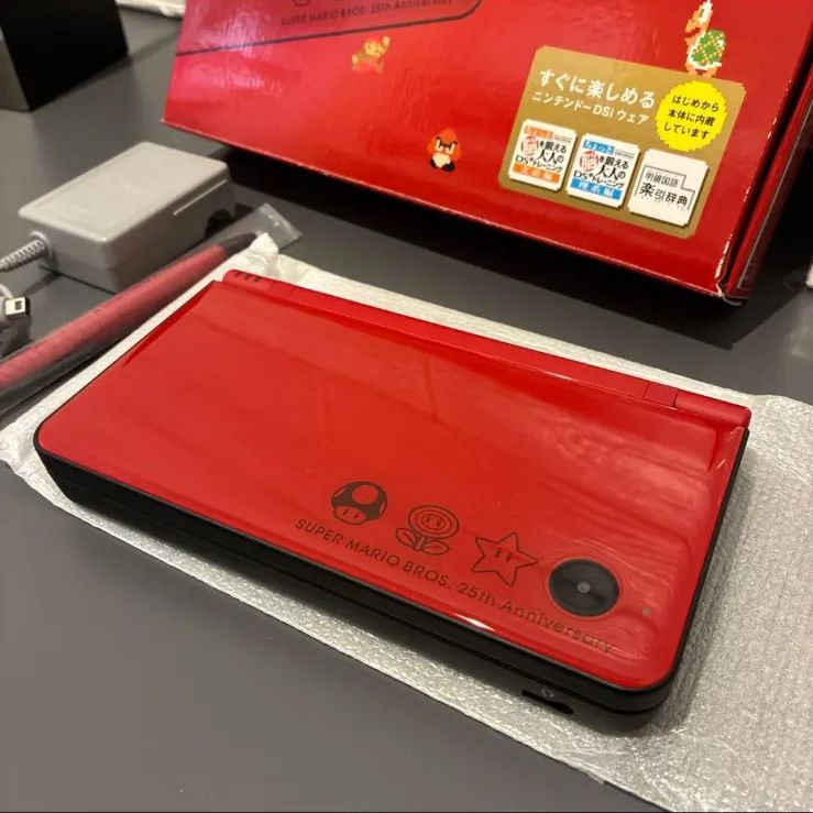 箱 説明書付き ニンテンドーDSI LL マリオ25周年 モデル UP786_INFO
