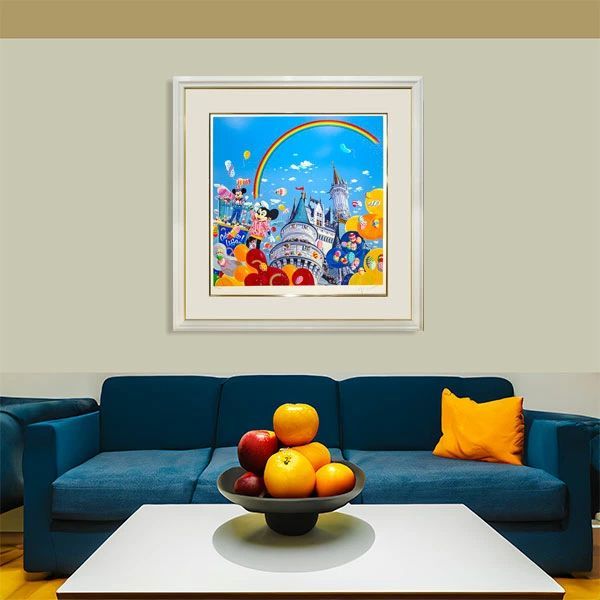 ヒロヤマガタ レインボー シルクスクリーン ヒロヤマガタ レインボー