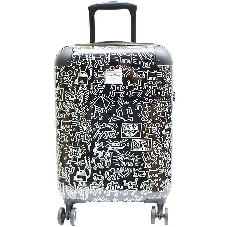 新品送料無料Keith Haring(キースヘリング) キャリーケース シロ S 楽天市場】Keith Haring キースヘリング キャリーケース 32L