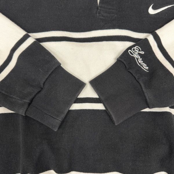 Supreme×NIKE|シュプリーム×ナイキ Stripe Rugby|ストライプ ラグビー|ラガーシャツ|長袖|S