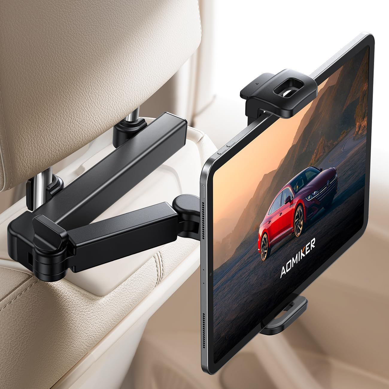 【特価商品】バーの適用幅範囲72mm-153mm 後付け ホルダー タブレット 車載 タブレット ホルダー たぶれっと ホルダー ほるだー ipad ipad 車ホルダー くるま 車 カー用品 ipad 車 10 第十世代 ヘッ