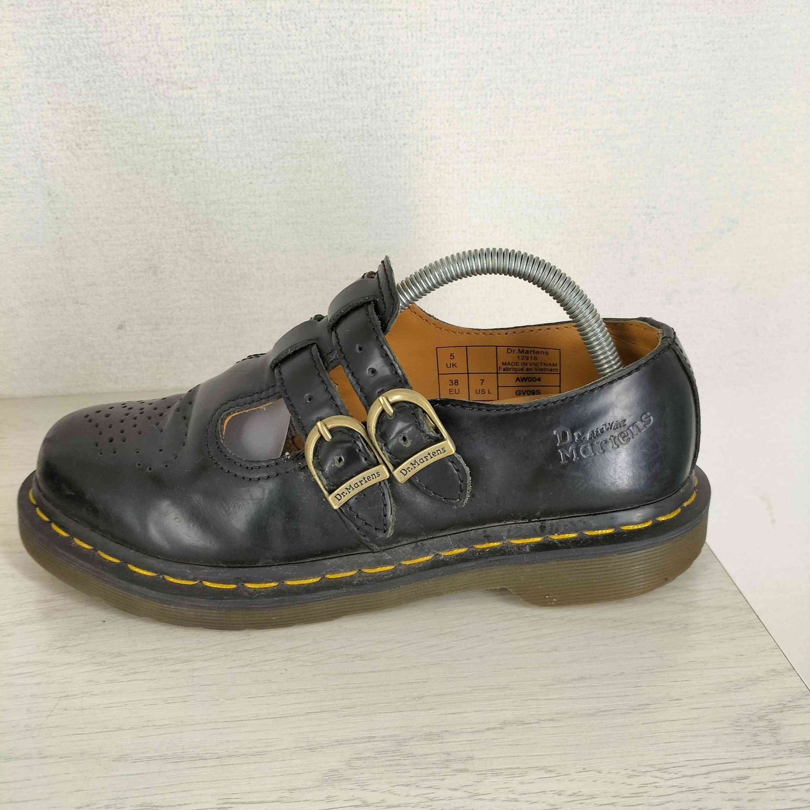 ドクターマーチン Dr.Martens MARY JANE メリージェーン ダブル ストラップ シューズ レディース UK：5 - メルカリ