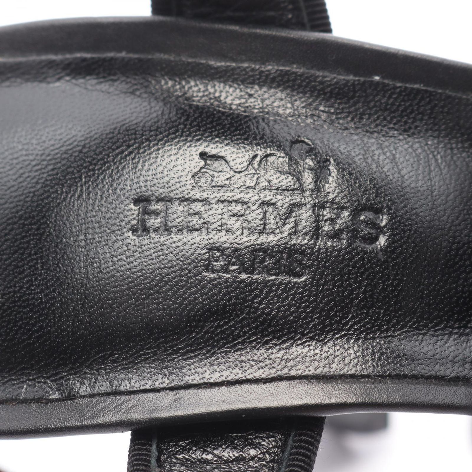 エルメス HERMES サンダル コリエドシアン レザー サンダル レディース