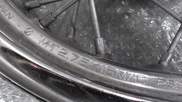 ドラッグスター250 VG05J-005xxx の リア ホイール 1758676704 BRIGHTFACE_UK