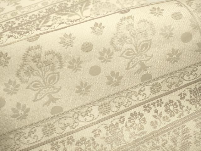 平和屋着物○西陣織 天平初年創始の京の老舗 洛陽織物 両面 全通柄袋帯  