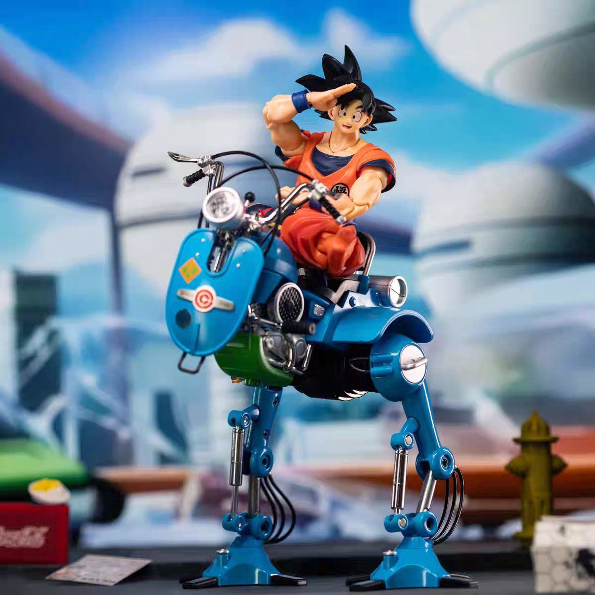 ドラゴンボール二足の親子機関車 SHFサイズ フィギュア 合金製品
