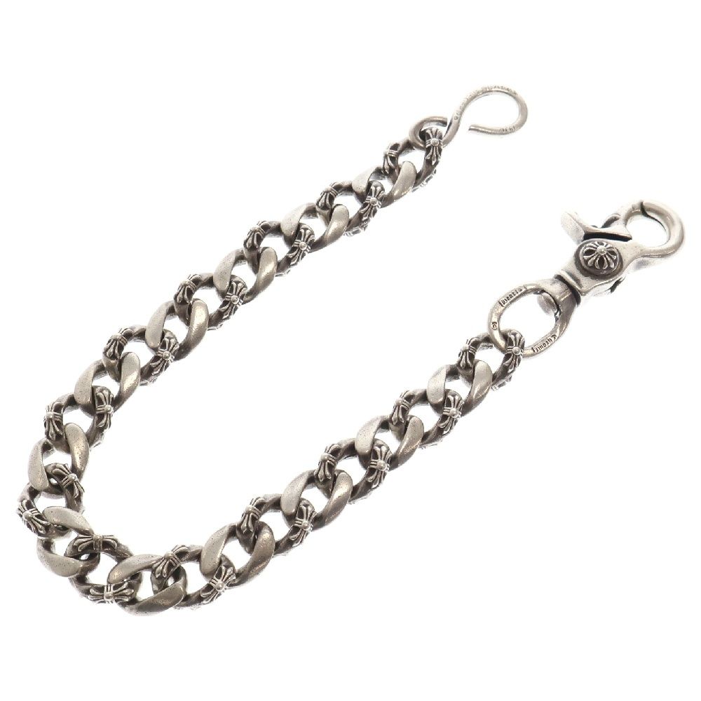CHROME HEARTS (クロムハーツ) FANCY SHORT-1 1クリップショートファンシー ウォレットチェーン シルバー
