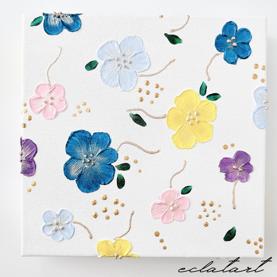 クロード・モネ「睡蓮」手描き 模写 複製画 絵画油絵 F30サイズ モネ