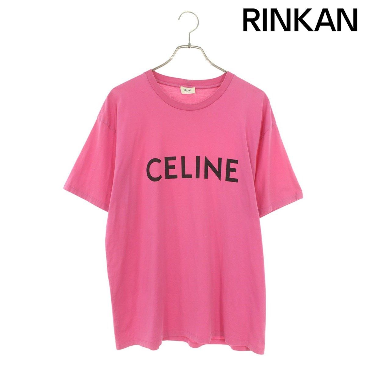 セリーヌ 2X681501F ルーズフィットロゴプリントTシャツ メンズ M