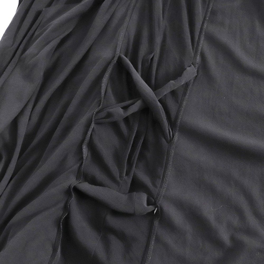 Yohji Yamamoto ブラック フード付き長袖 Yohji Yamamoto 美品 ヨウジヤマモト ノワール 長袖 フード付き