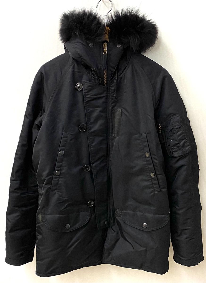 WJK (ダブルジェイケイ) ラクーンファー付きナイロンN-3Bジャケット