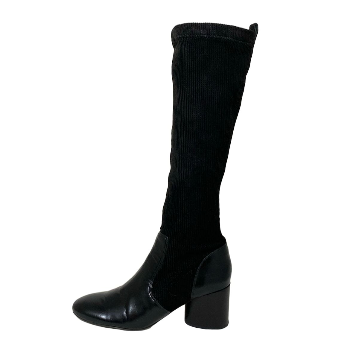TORY BURCH(トリーバーチ) ロングブーツ 8 1/2B レディース - 黒