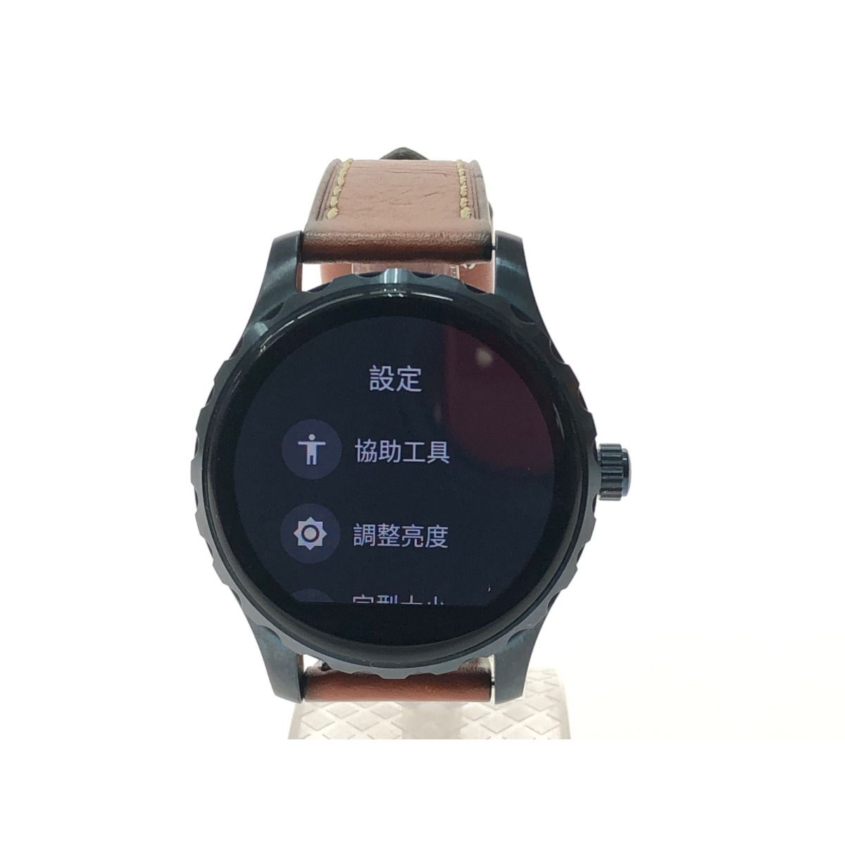 FOSSIL - ▼▼FOSSIL フォッシル メンズ腕時計 スマートウォッチ レザーベルト msip-crm-fsg-dw2a ▽▽FOSSIL フォッシル メンズ腕時計 スマートウォッチ レザー