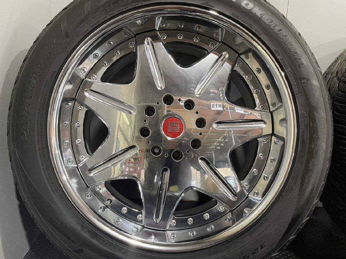超希少【YOKOHAMA PARADA Spec-X 325/45R24】夏タイヤ【WORK LS207 24