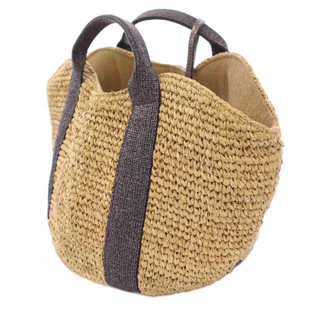 【三彩】VIOLAd'ORO ヴィオラドーロ かごバッグ タッセル 三彩様専用】VIOLAd'ORO ヴィオラドーロ かごバッグ タッセル