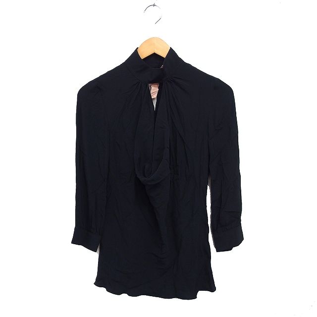 ヌメロヴェントゥーノ N°21 シルクブレンド シャツ ブラウス 7分袖  