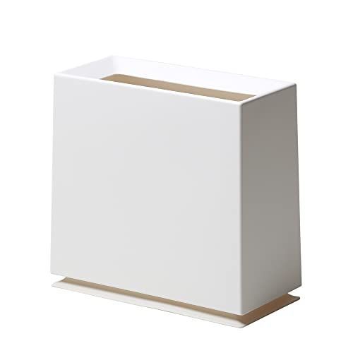 Color 01 ホワイト_PatternName a 単品 ideaco イデアコ ゴミ箱 角型 8.5L W31.5?D15?H30cm TUBELOR BRICK white チューブラー ブ リックホワイト