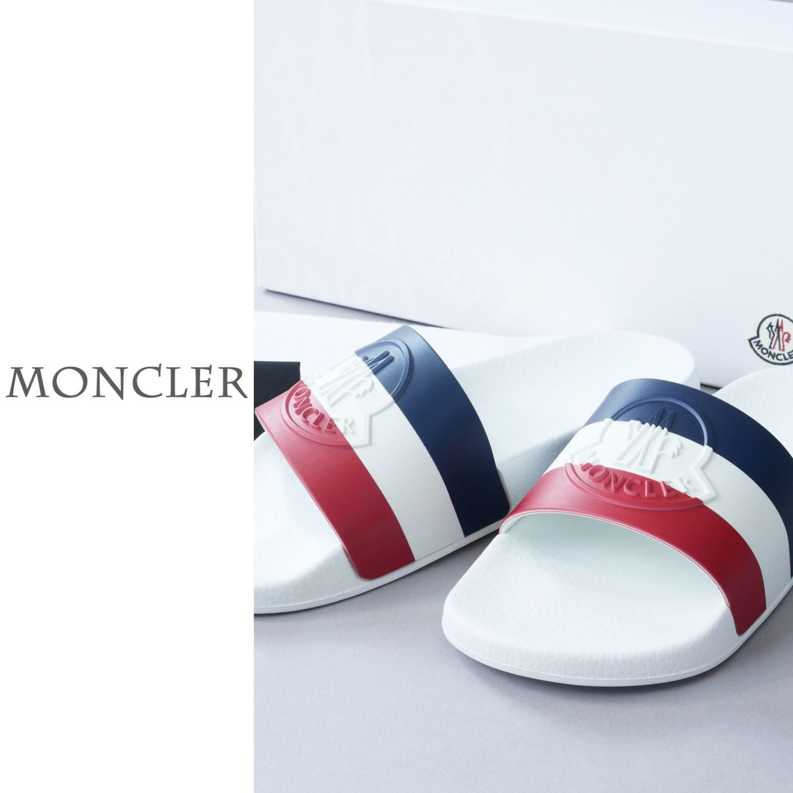 dp555○40○MONCLERモンクレール○定番のクラフツマンシップサンダル