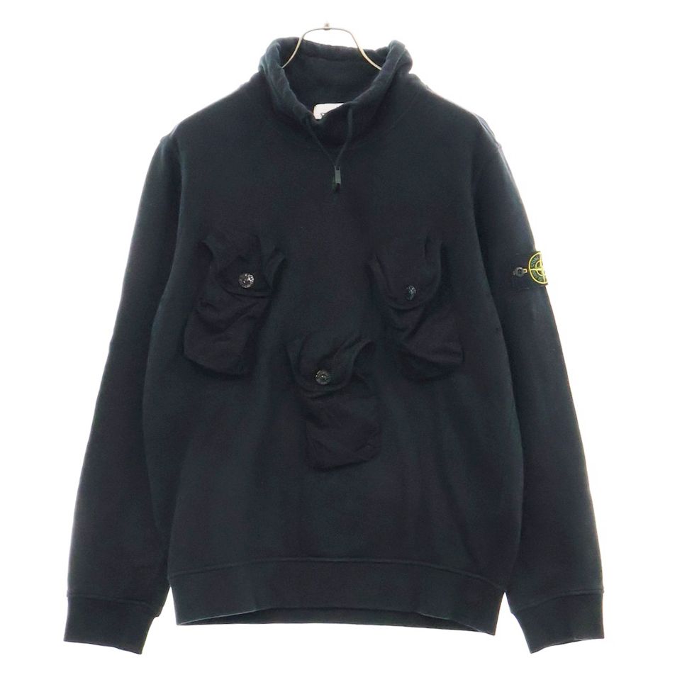 STONE ISLAND (ストーンアイランド) Multi Pocket Detail Mock Neck  