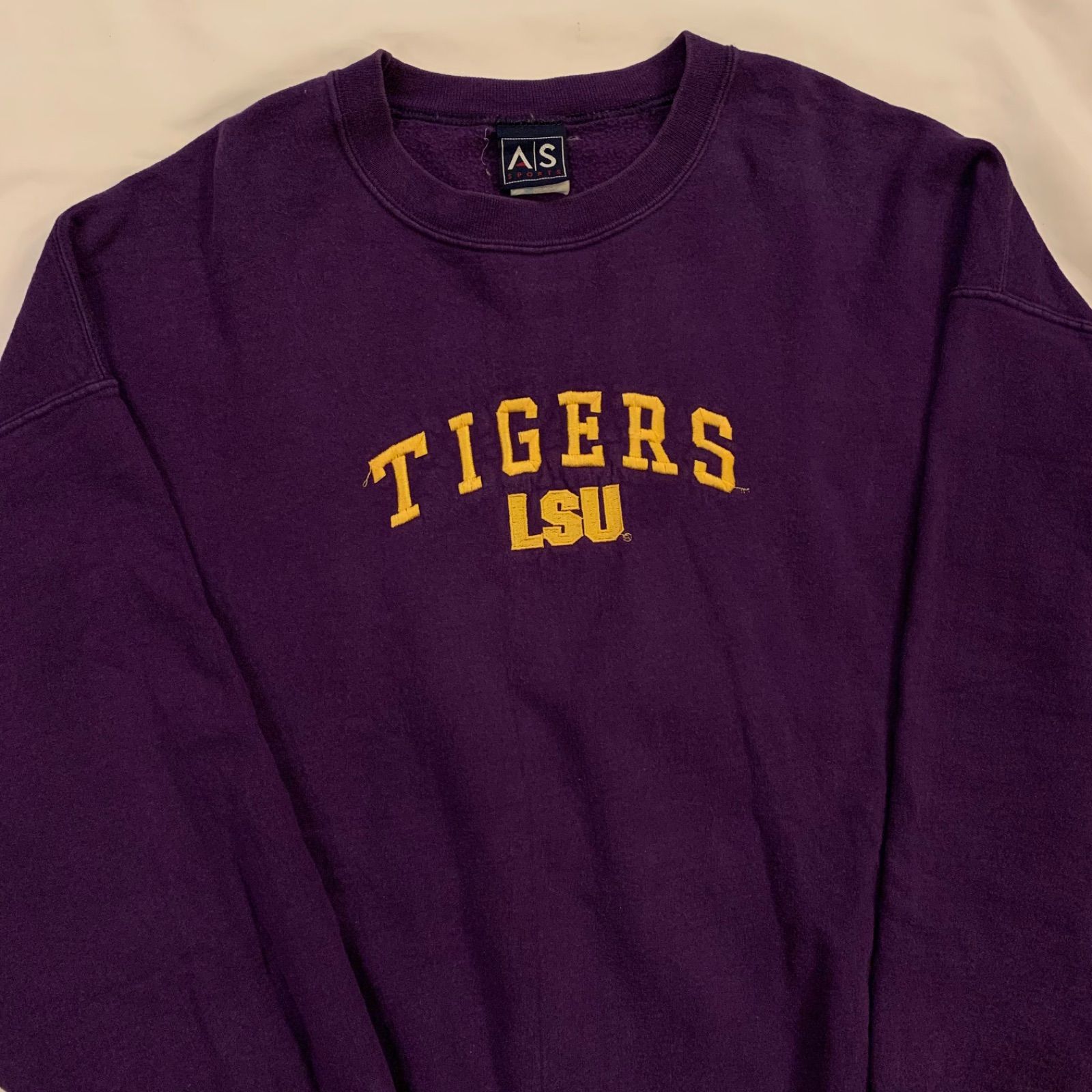 90s AS SPORTS “LSU TIGERS” Crewneck Sweat Shirt ルイジアナ州立大学