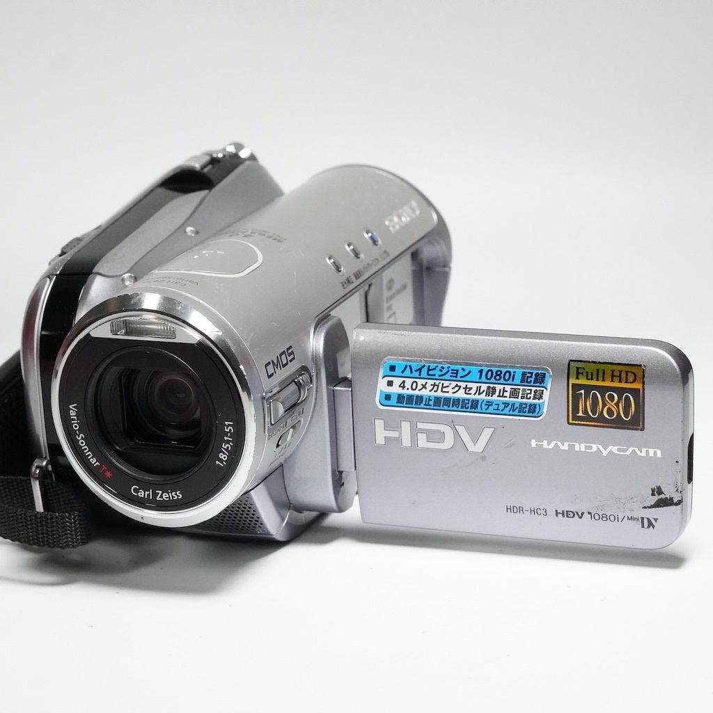 【完全動作確認済】　SONY ハイビジョンビデオカメラ　HDR-HC3 完全動作確認済】 SONY ハイビジョンビデオカメラ HDR-HC3