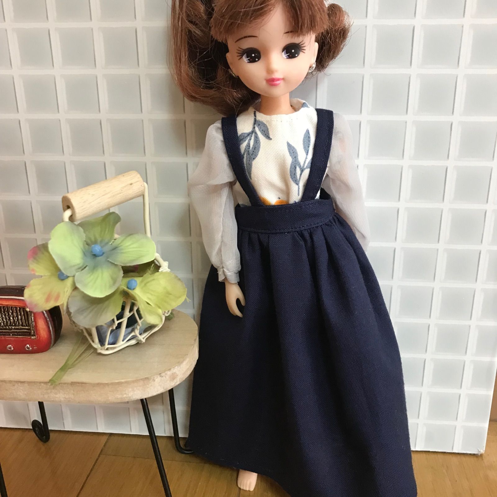 リカちゃんハンドメイド服ブラウスとチュールスカート - おもちゃ