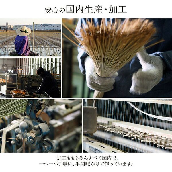 モダン い草 ラグマット 絨毯 ベージュ 約191×300cm 抗菌 防臭 自然素材 モダン 調湿 空気清浄効果 代引不可 MARWIL-DEMENAGEMENTS_CH