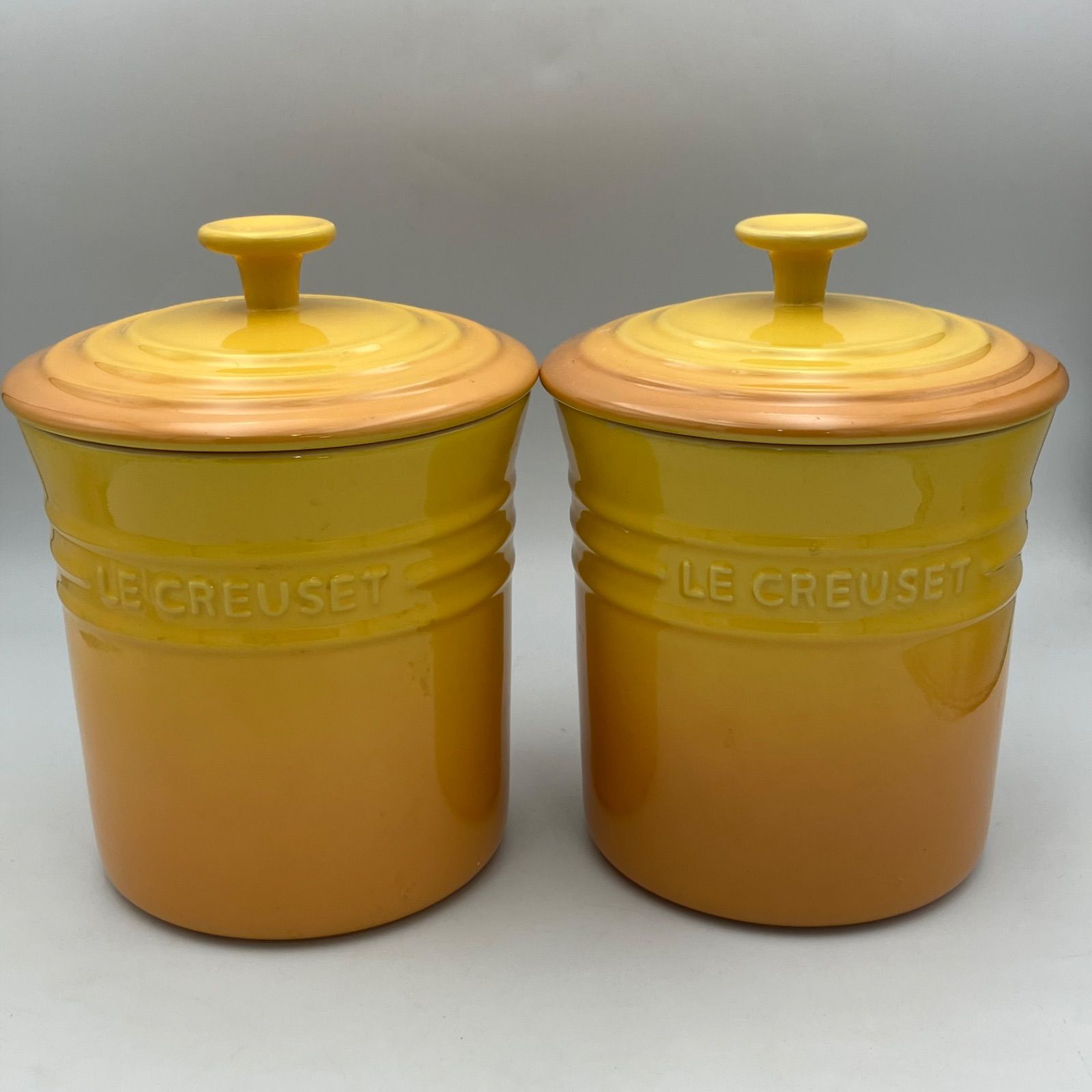 SGM LE CREUSET イエロー キャニスター 2.1L 2個セット