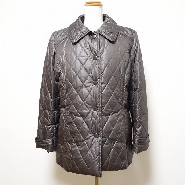 wnc レリアン Leilian ダウンコート 13 ブロンズ キルティング