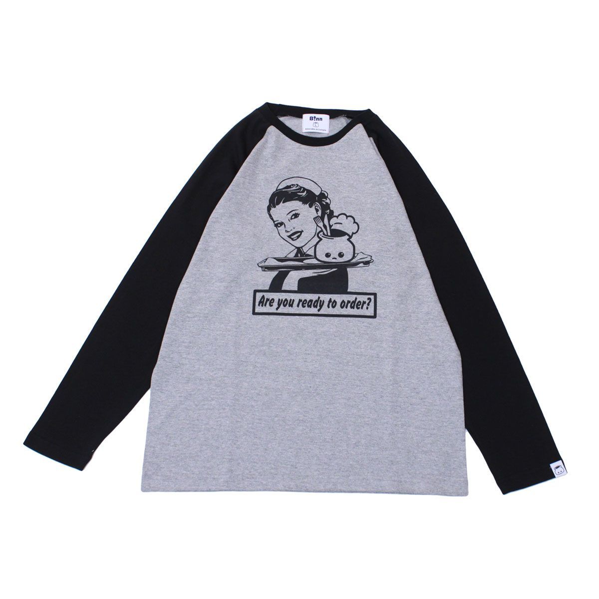 Waitress Raglan Long sleeve T