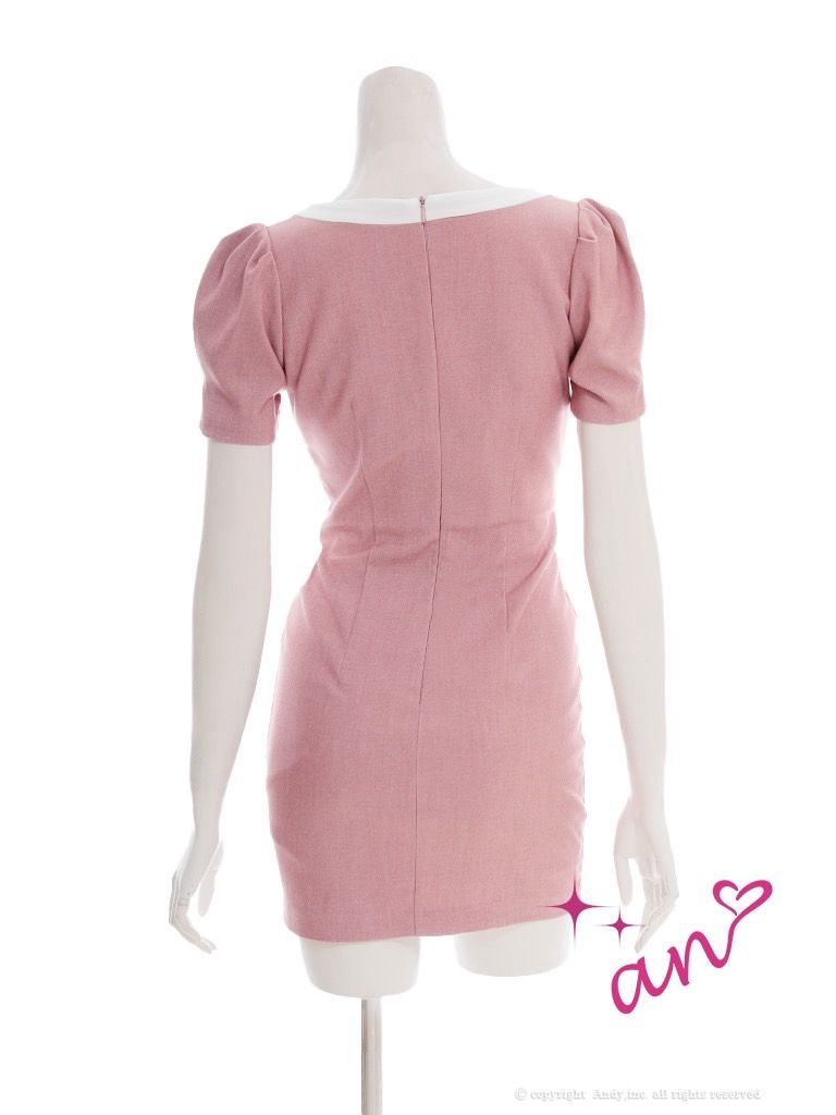ミニドレス[an]AOC-3900 ピンク[AOC-3900] an ミニドレス - メルカリ