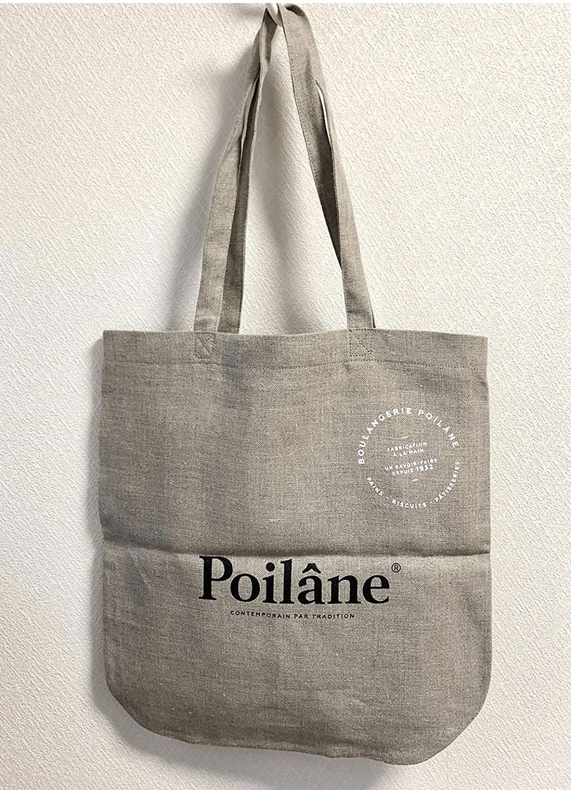 フランス Poilane [ポワラーヌ] リネン エコバッグ [並行輸入品