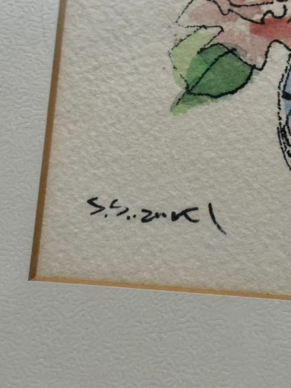 月兎-Tsukito-︎︎さま専用（原画）秋色の並木道【SM／水彩