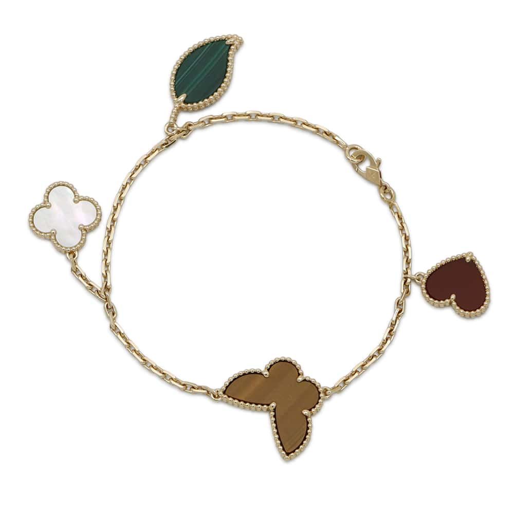 ヴァンクリーフ&アーペル ブレスレット ラッキー アルハンブラ 4  