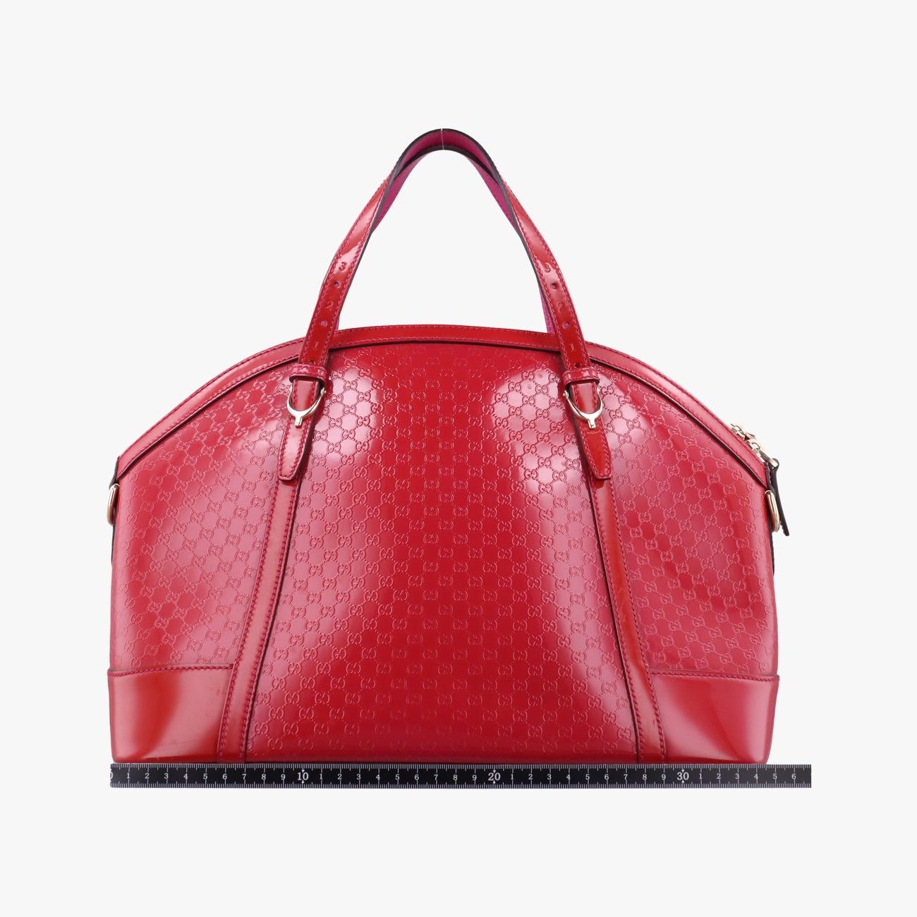 グッチGucciマイクログッチシマローズ レッドパテント309614E016246633