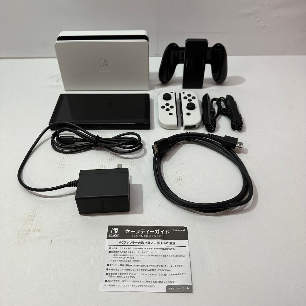 05w03267 Nintendo Switch 有機ELモデル ホワイト 動作確認済 使用感少なめ 【中古品】 - メルカリ